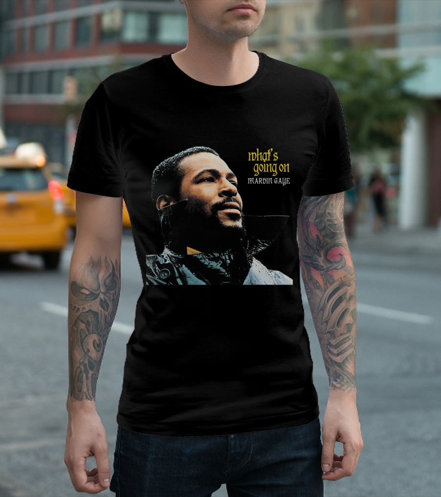 Marvin Gaye What's Going On Mvg 05 Album Cover T-Shirt