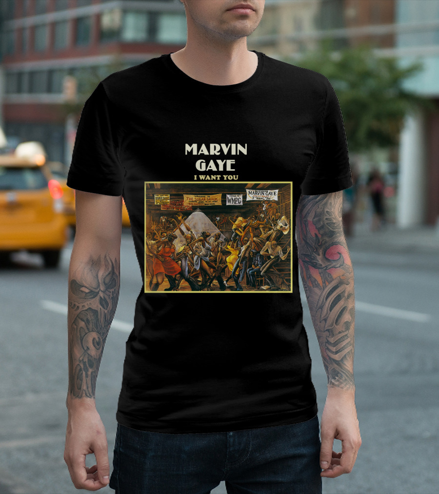 Marvin Gaye I Want You MVG 10 The Sugar Shack WMPG T-Shirt