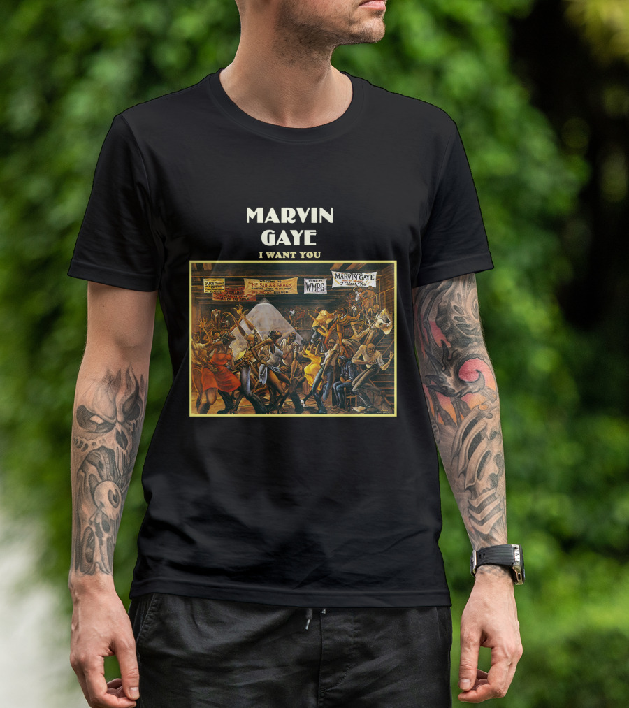 Marvin Gaye I Want You MVG 10 The Sugar Shack WMPG T-Shirt