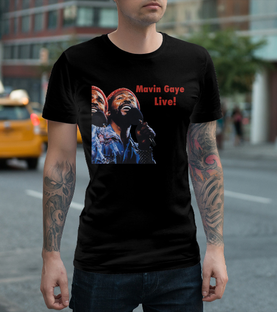 Marvin Gaye Live 15 MVG Performance T-Shirt