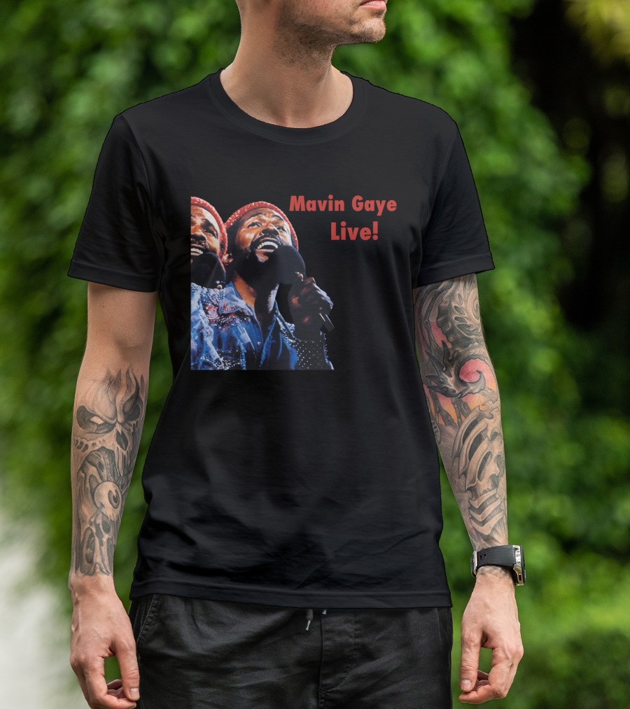 Marvin Gaye Live 15 MVG Performance T-Shirt
