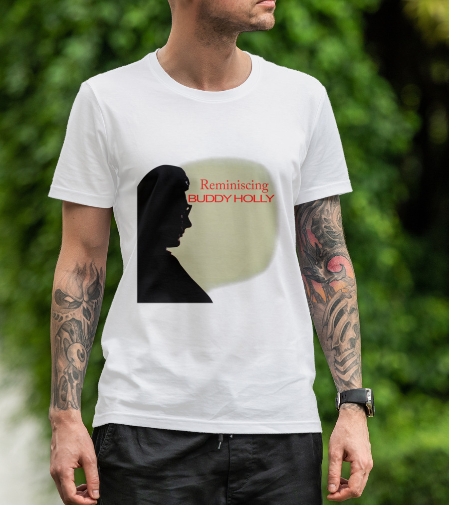 Reminiscing Buddy Holly Iconic Silhouette T-Shirt