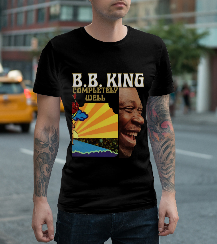 B.B. King Completely Well Vibrant Illustration With Smiling Face T-Shirt