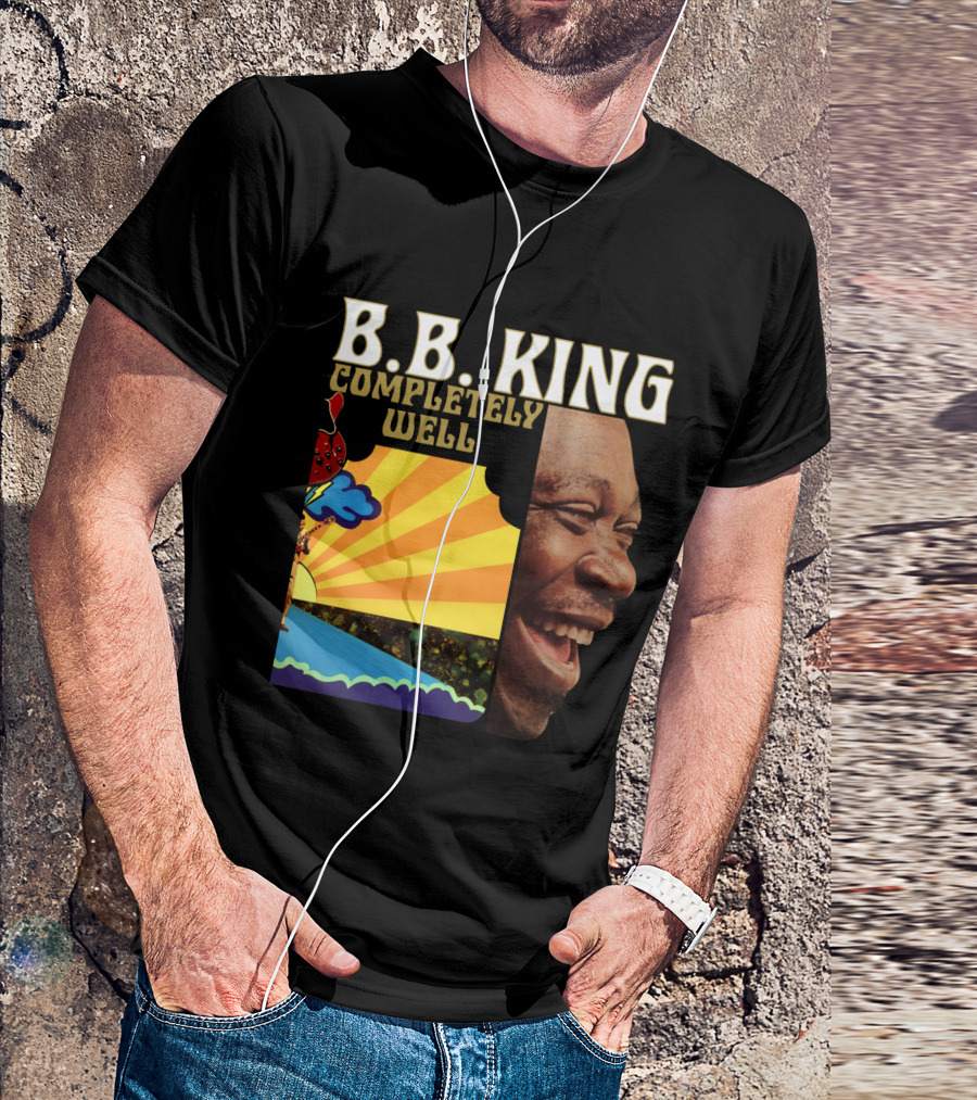 B.B. King Completely Well Vibrant Illustration With Smiling Face T-Shirt