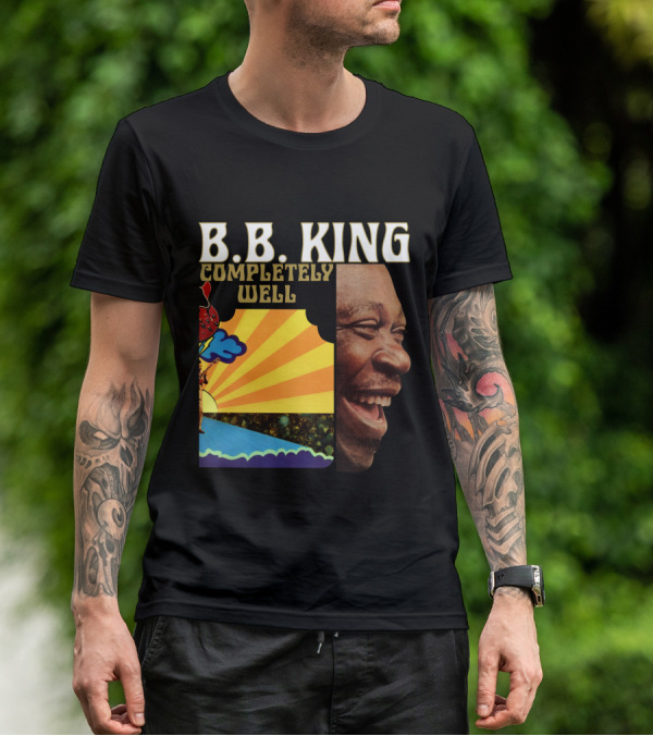 B.B. King Completely Well Vibrant Illustration With Smiling Face T-Shirt