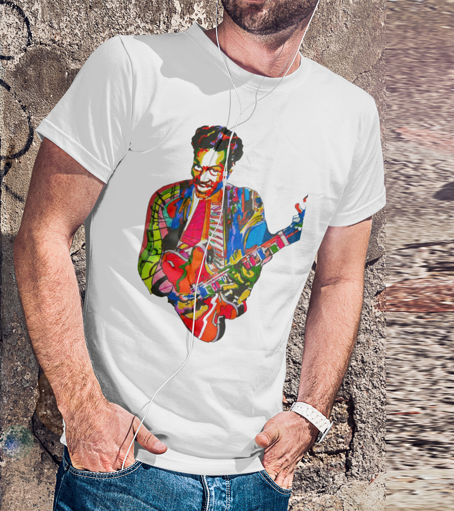 Cbr 03 Psychedelic Guitar Legend Multicolor T-Shirt