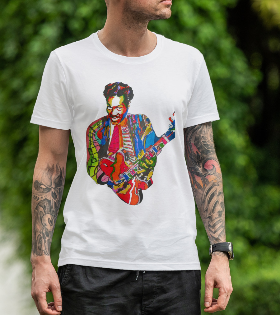 Cbr 03 Psychedelic Guitar Legend Multicolor T-Shirt