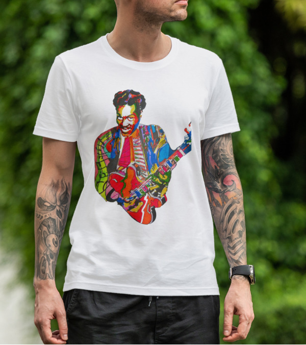 Cbr 03 Psychedelic Guitar Legend Multicolor T-Shirt