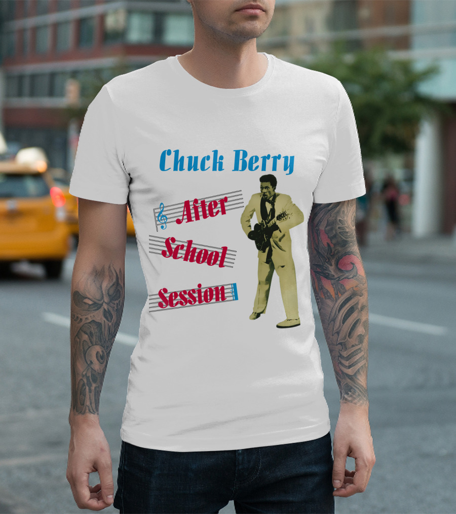 Chuck Berry After School Session Music Legend T-Shirt
