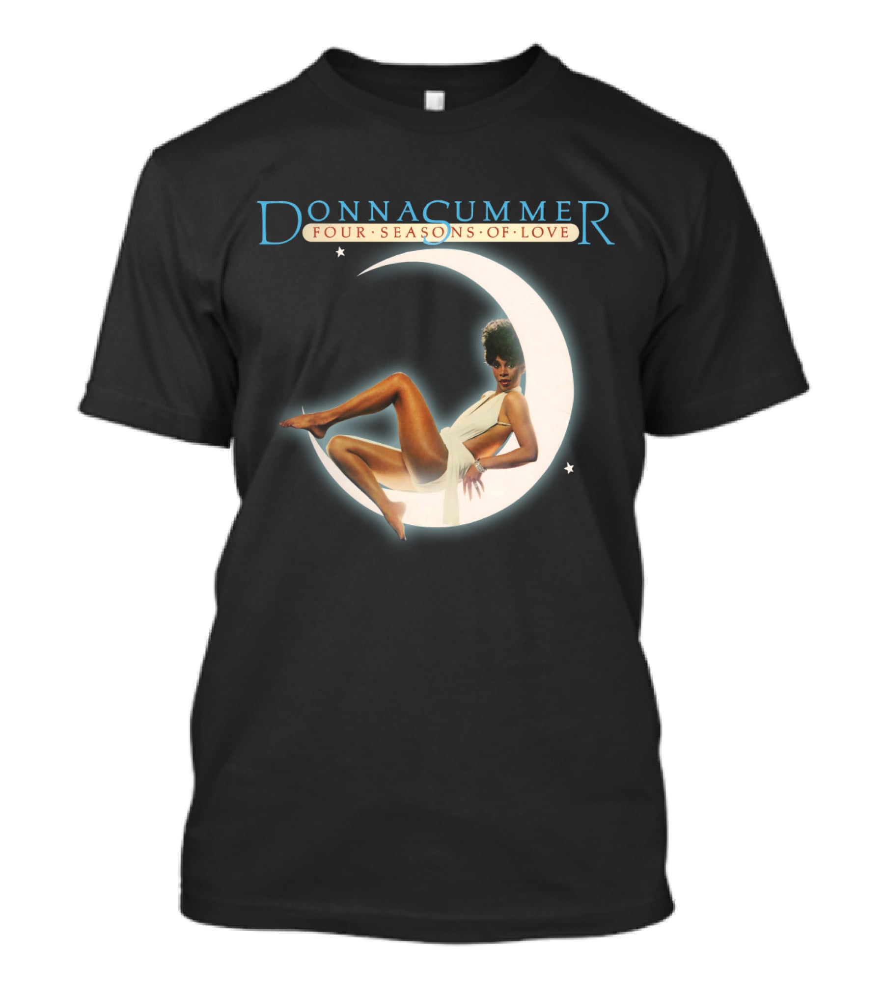 Donna Summer Four Seasons Of Love Crescent Moon T-Shirt