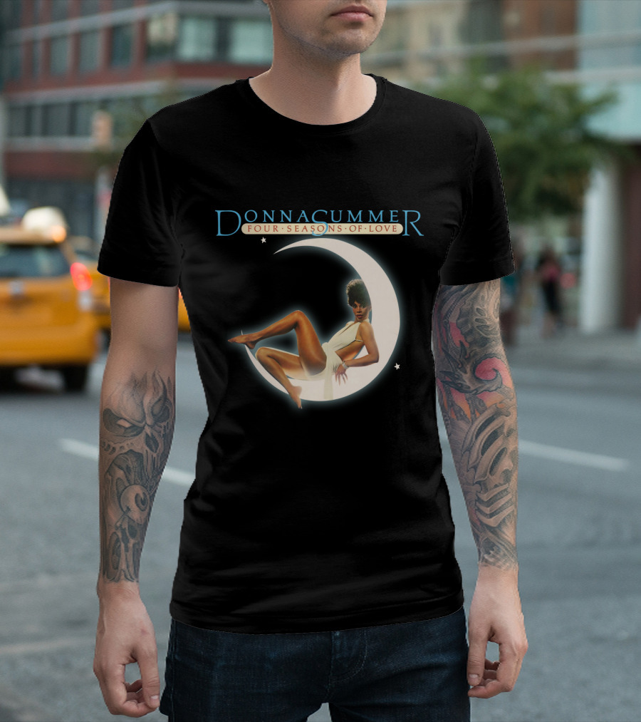 Donna Summer Four Seasons Of Love Crescent Moon T-Shirt