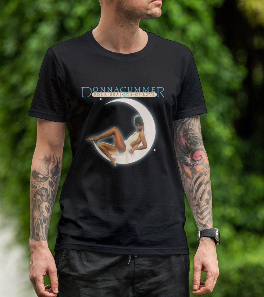 Donna Summer Four Seasons Of Love Crescent Moon T-Shirt