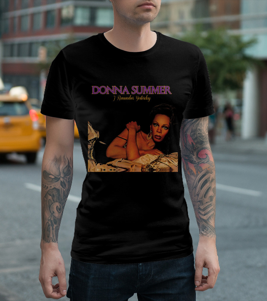 Donna Summer I Remember Yesterday Retro Album Cover T-Shirt