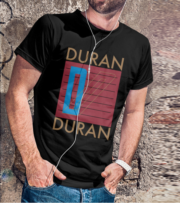 Duran Duran Iconic Logo Design Vintage Style T-Shirt