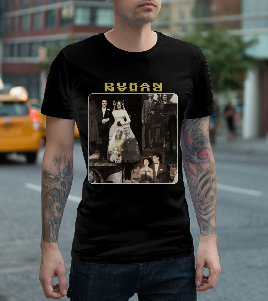 Duran Duran Wedding Album Collage Vintage Photography T-Shirt