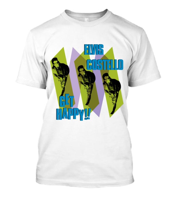 Elvis Costello Get Happy EVCTL 10 Be T-Shirt