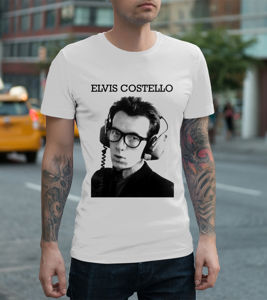 Elvis Costello EVCTL 16 Stereophonic Headphones T-Shirt
