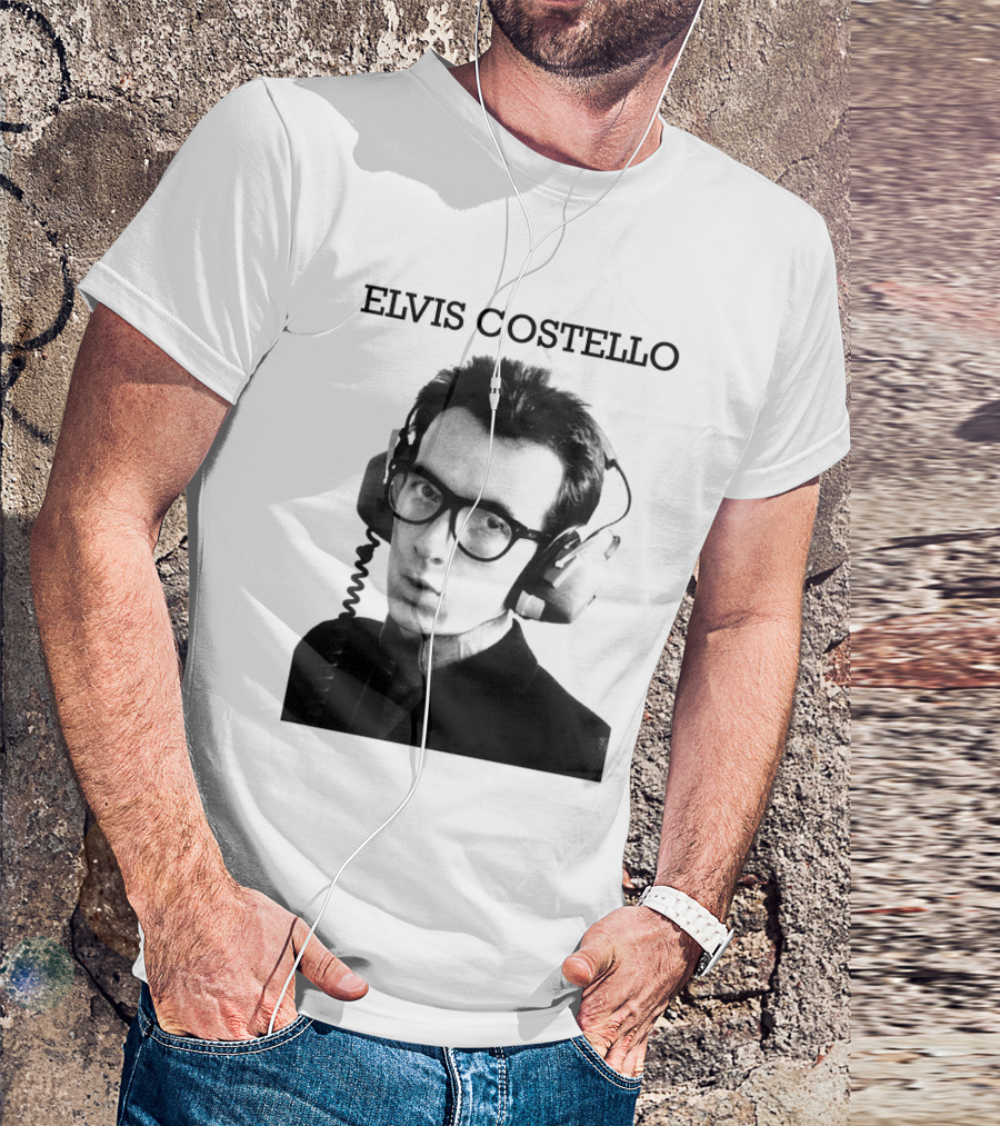 Elvis Costello EVCTL 16 Stereophonic Headphones T-Shirt
