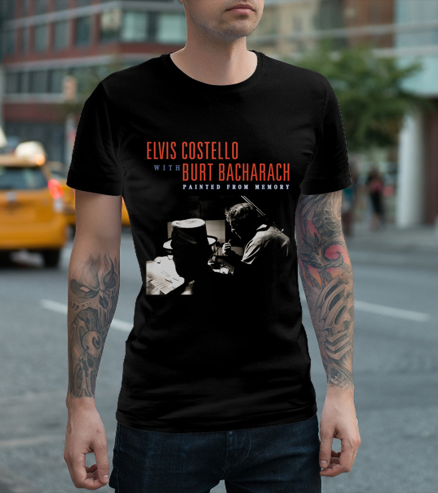 Elvis Costello with Burt Bacharach Painted From Memory T-Shirt