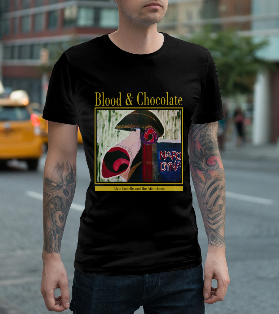 Blood and Chocolate Elvis Costello and the Attractions Napo Dyno T-Shirt