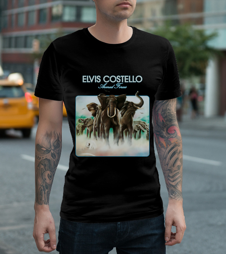 Elvis Costello Armed Forces Elephant T-Shirt