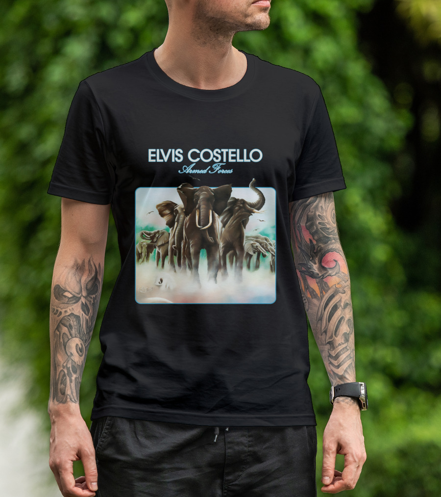 Elvis Costello Armed Forces Elephant T-Shirt