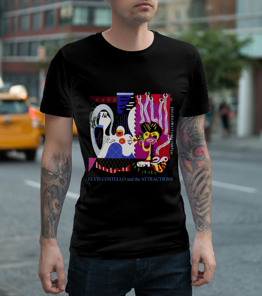 ELVIS COSTELLO and the ATTRACTIONS Imperial Bedroom Album Cover T-Shirt