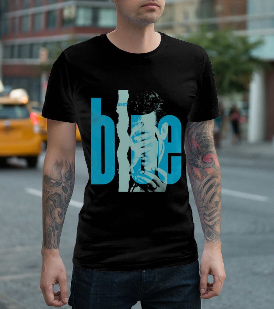 EVCTL 37 Almost Blue Torn T-Shirt