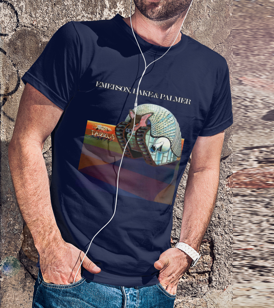 Emerson, Lake And Palmer Tarkus 12 Album Cover T-Shirt