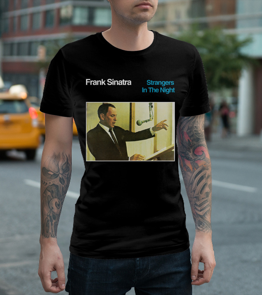 Frank Sinatra Strangers In The Night Classic Album Cover T-Shirt