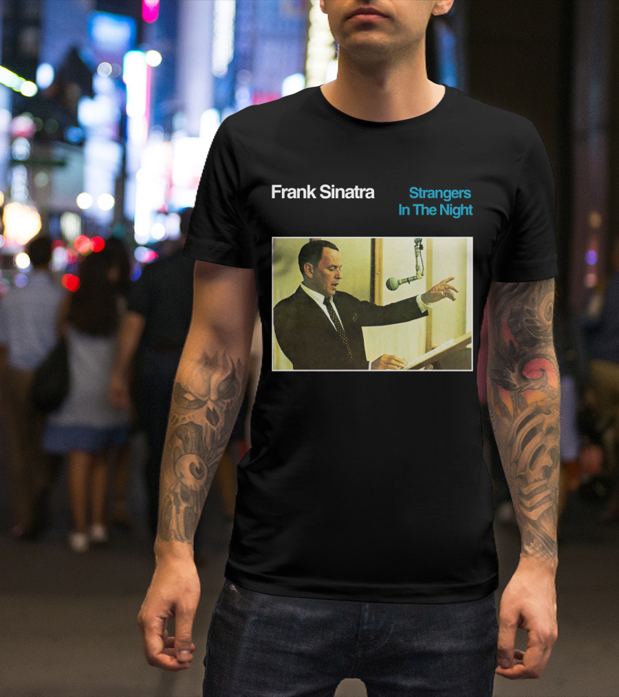 Frank Sinatra Strangers In The Night Classic Album Cover T-Shirt