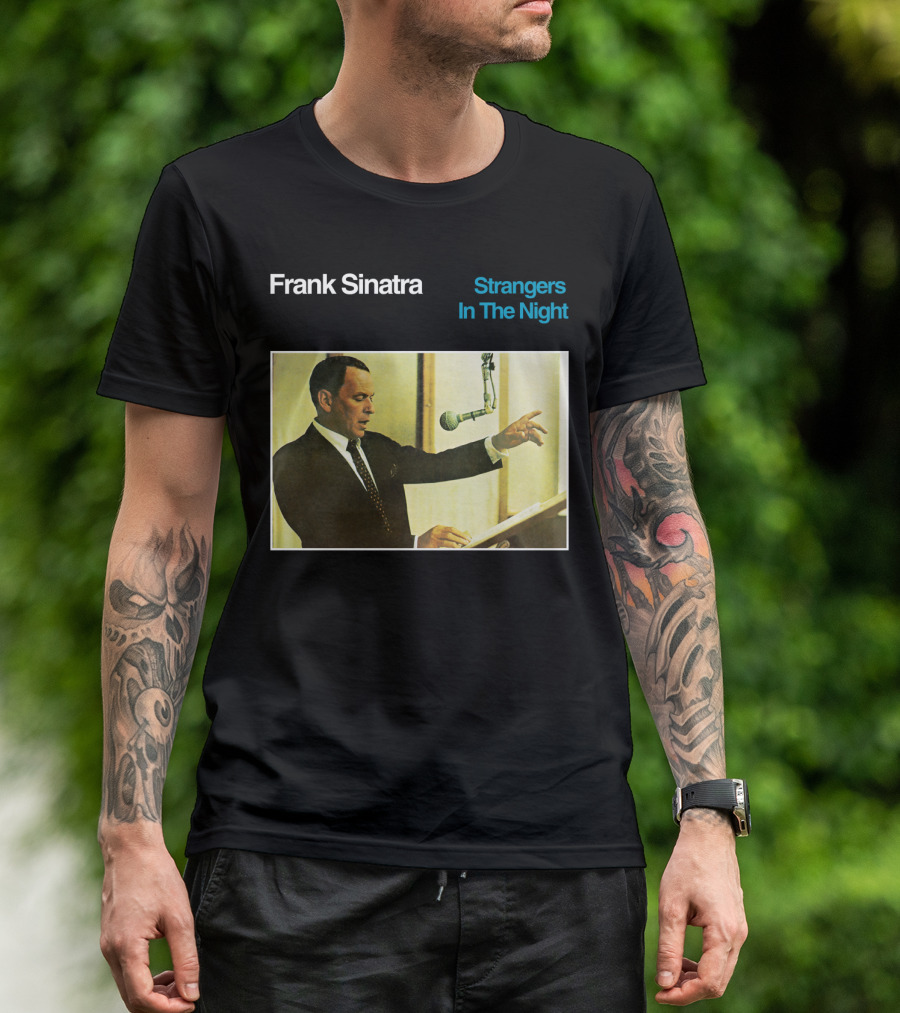 Frank Sinatra Strangers In The Night Classic Album Cover T-Shirt