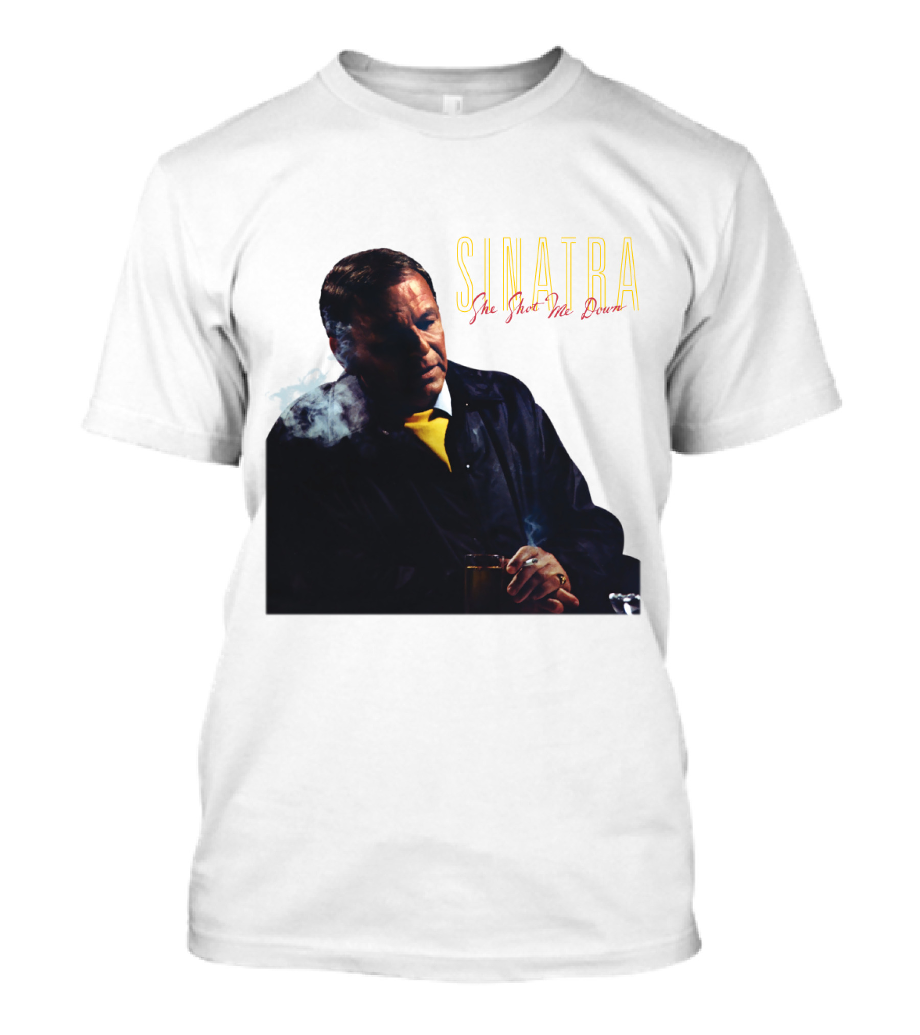 SINATRA She Shot Me Down Smoking Jacket T-Shirt