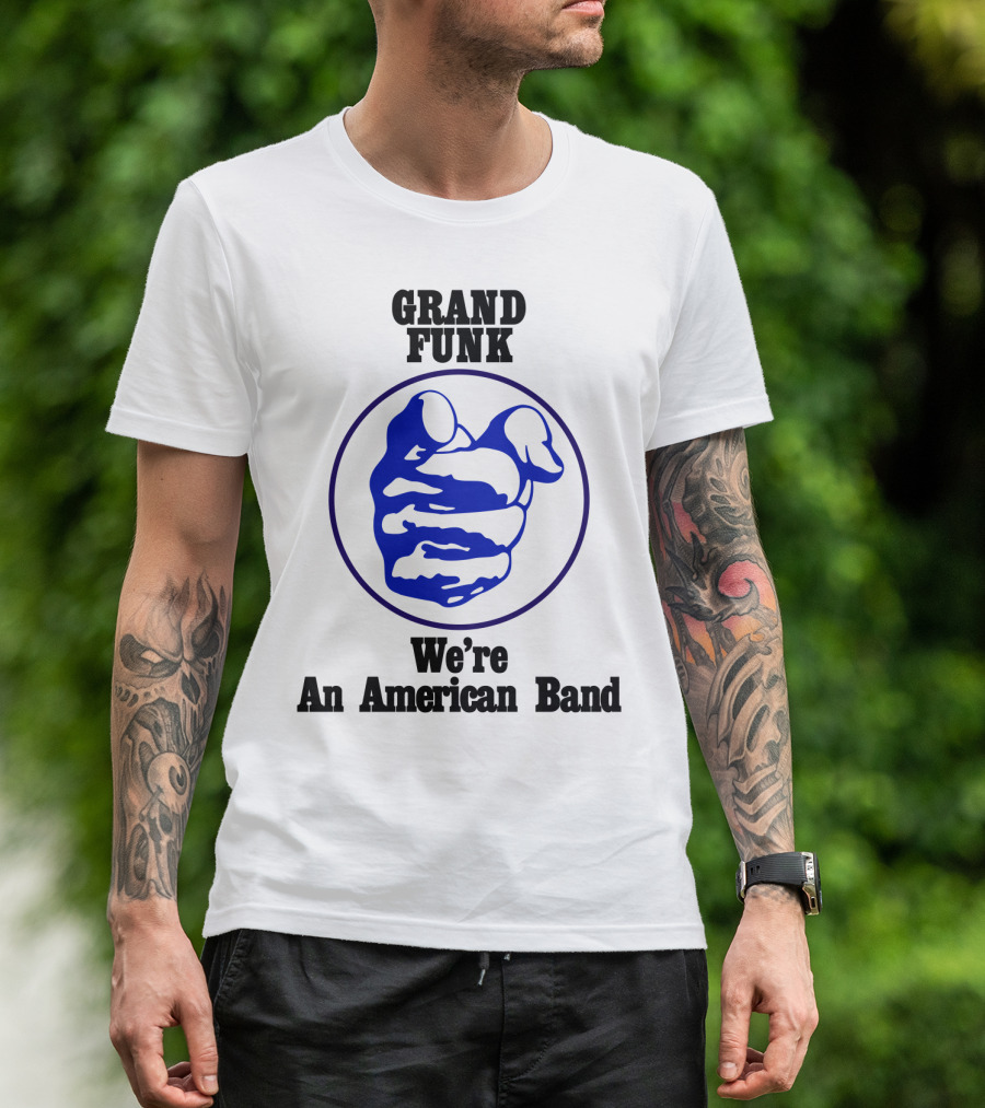Grand Funk We're An American Band Vintage Fist T-Shirt