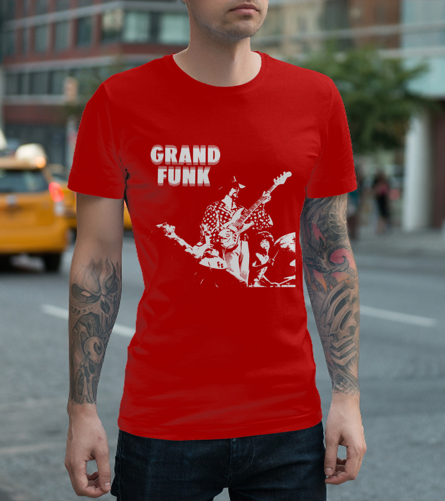 Grand Funk Railroad Band Live Rock Performance GFR 10 T-Shirt