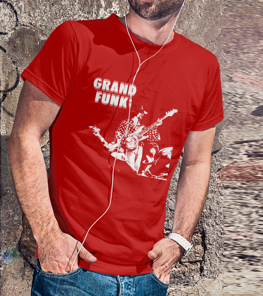 Grand Funk Railroad Band Live Rock Performance GFR 10 T-Shirt