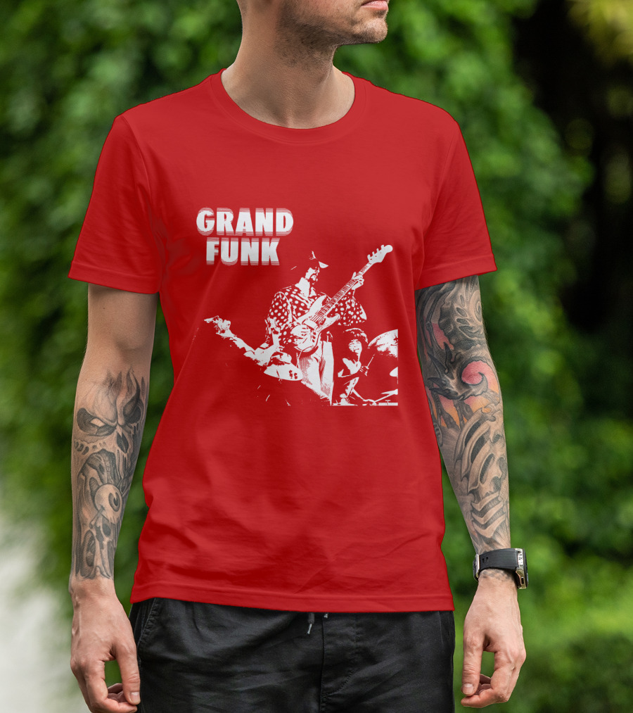 Grand Funk Railroad Band Live Rock Performance GFR 10 T-Shirt