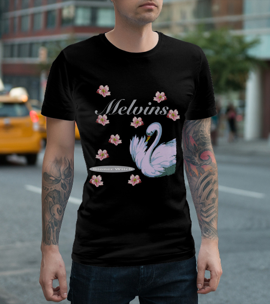 Melvins Stoner Witch Blossom Swan T-Shirt