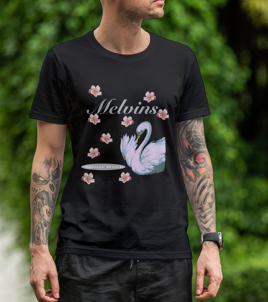 Melvins Stoner Witch Blossom Swan T-Shirt