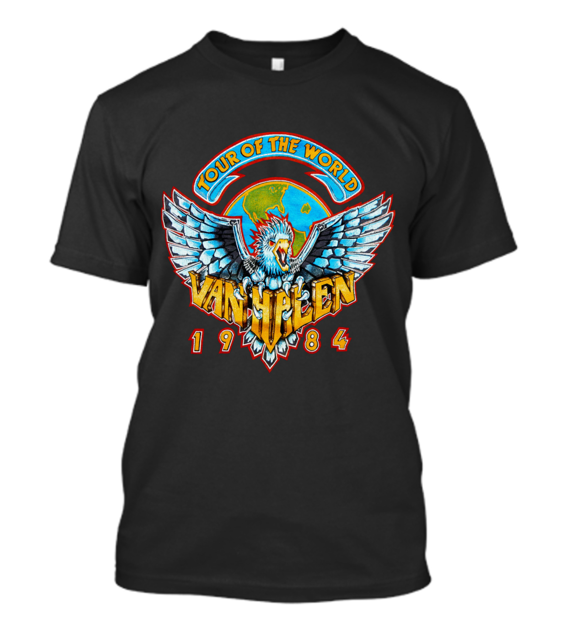 Tour Of The World Van Halen 1984 T-Shirt
