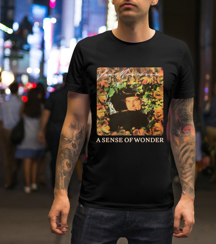 Van Morrison A Sense Of Wonder Autumn Leaves T-Shirt