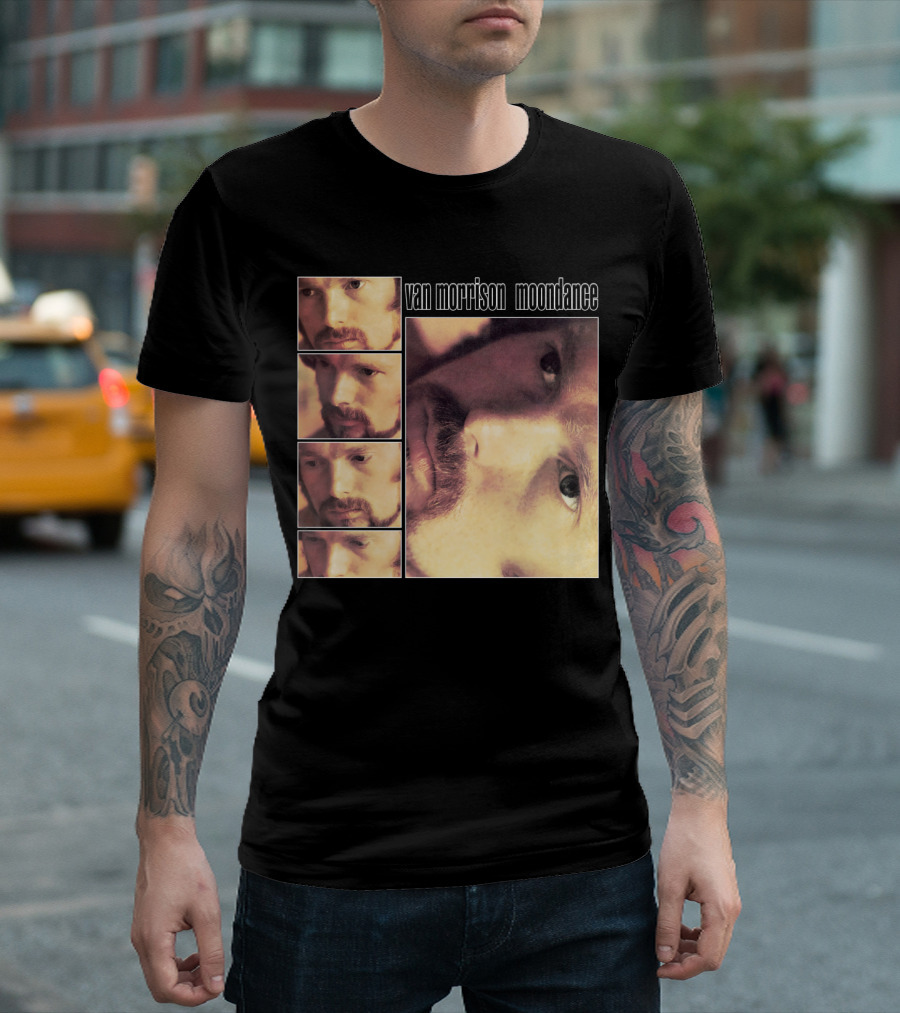 Van Morrison Moondance Album Cover Montage T-Shirt