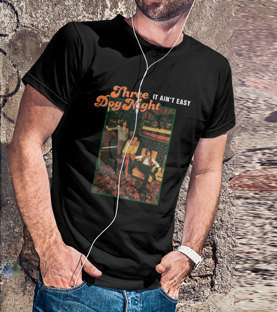 Three Dog Night It Ain't Easy Retro Band Photo T-Shirt