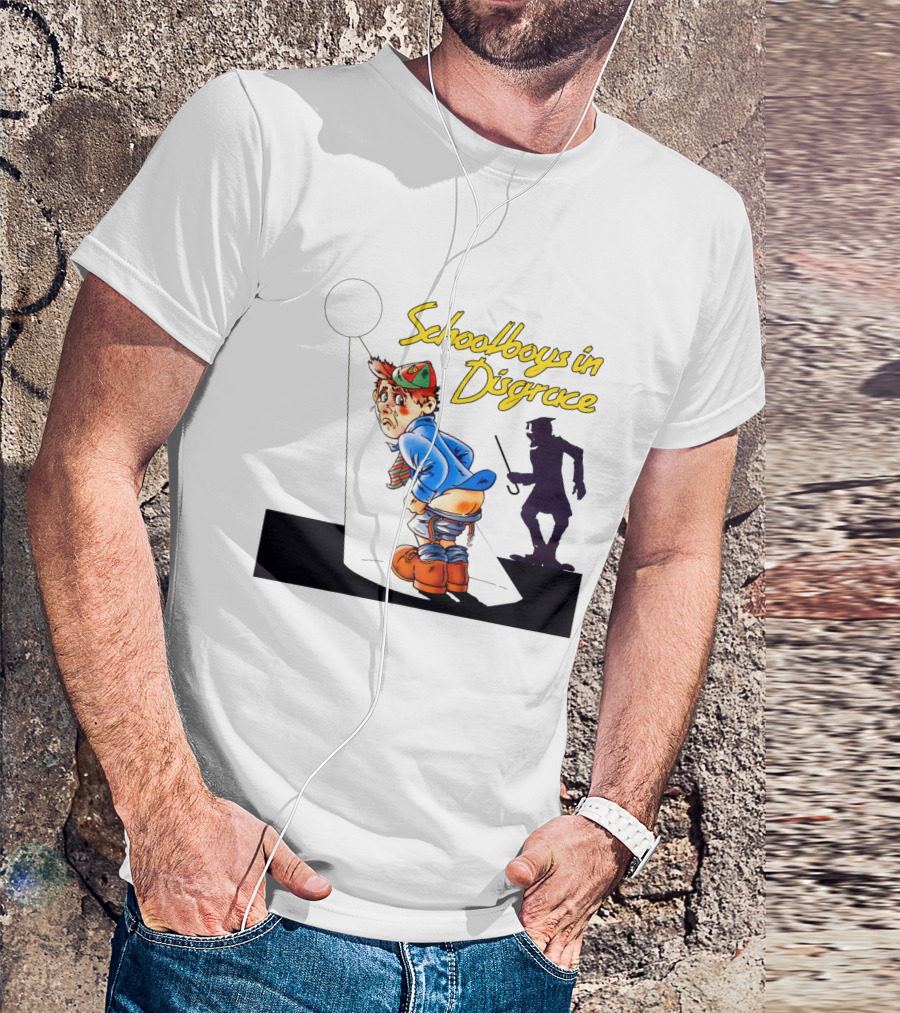 TKK 02 Schoolboys In Disgrace Animation Style Illustration With Shadow Scene T-Shirt