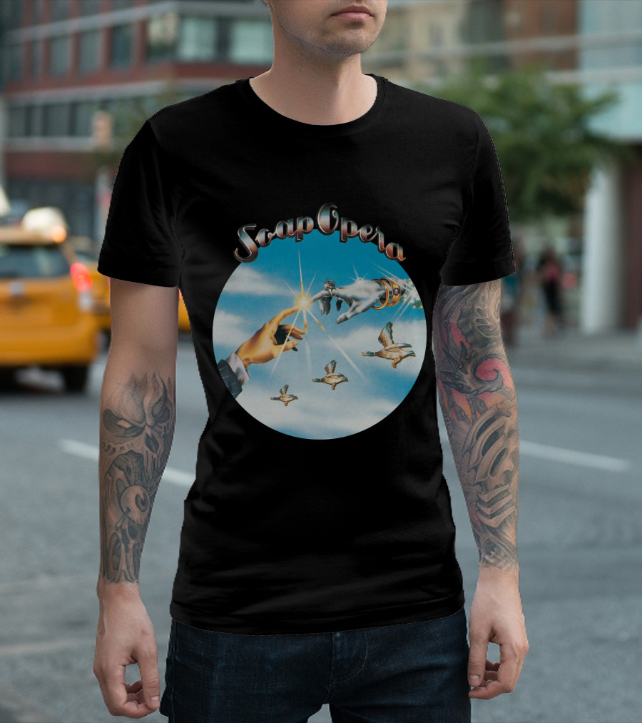 TKK 11 Soap Opera Surrealist Sky and Hands with Ducks Vision T-Shirt