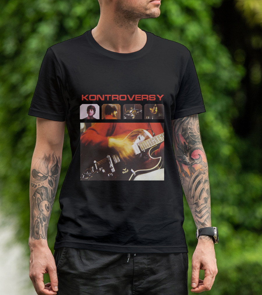 Kontroversy Album Guitar Iconic Band Portraits T-Shirt