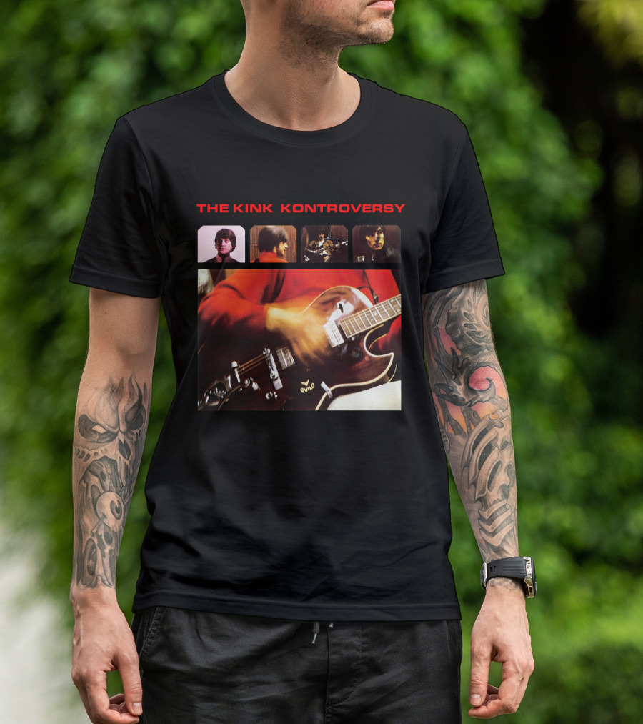 The Kink Kontroversy Album Cover Guitar Photography T-Shirt