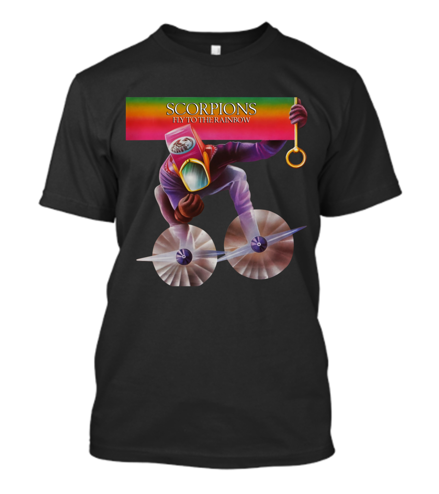 Scorpions Fly To The Rainbow Album Cover Artwork Scp T-Shirt