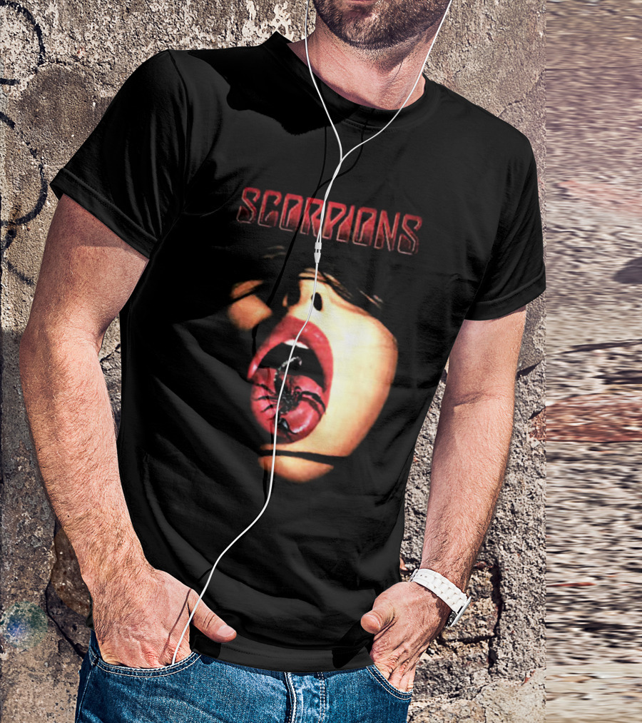 SCORPIONS Face And Mouth With Scorpion T-Shirt