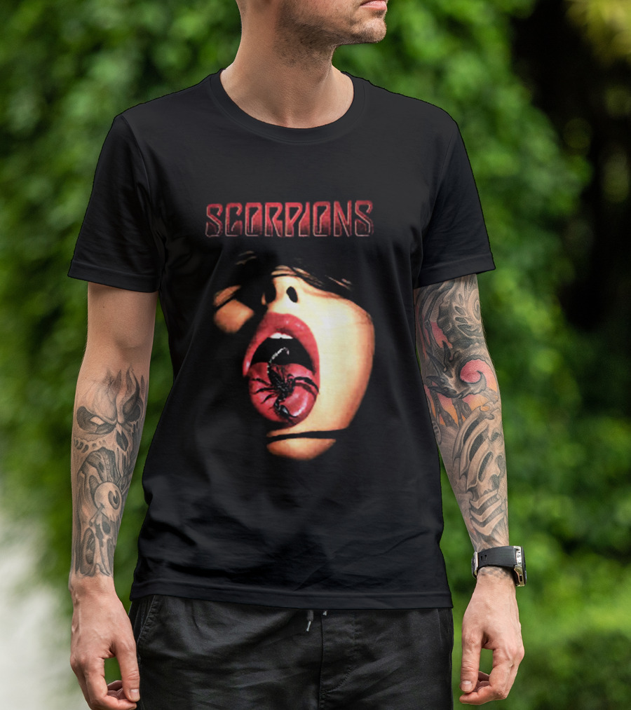SCORPIONS Face And Mouth With Scorpion T-Shirt